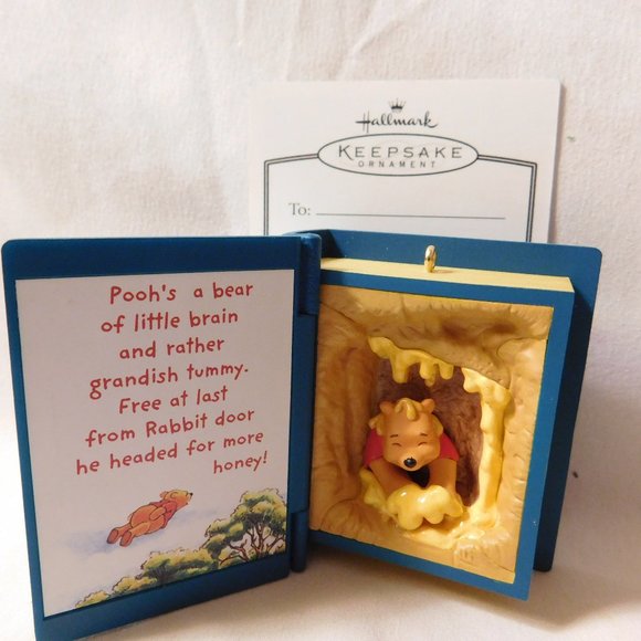 Hallmark Winnie The Pooh A sticky Situation Ornament Collector's Series 2004 - Picture 8 of 9